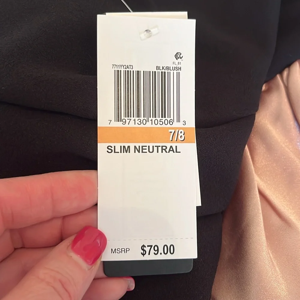 NWT City Studio Strapless Ruffle Dress - Picture 7 of 9